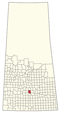 Location of the RM of Craik No. 222 in Saskatchewan
