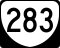 State Route 283 marker