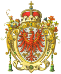 Coat of arms of the former County of Tyrol during the Austro-Hungarian Empire
