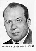 Warren Cleveland Osborne FBI Most Wanted Poster