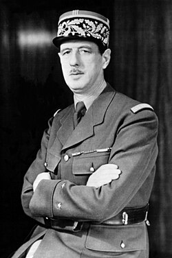 Having de Gaulle to do something