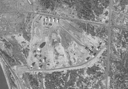 overhead photograph of NY-56 Control area in 1969