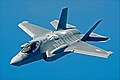An F-35A in flight