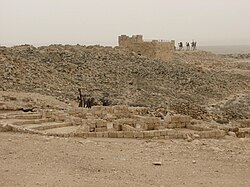 One of the huge wine presses in the Holy land during the Byzantine era in Avdat.