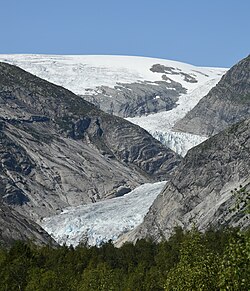 Overall view of the glacier (2017)