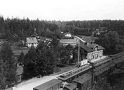 Rönninge station in 1908