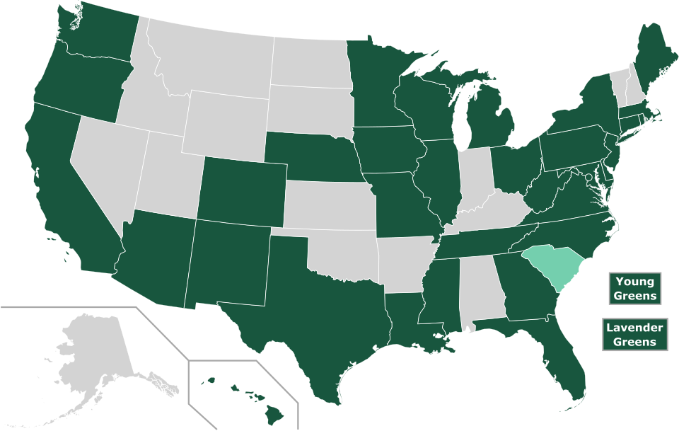 First place (popular vote or delegate count)