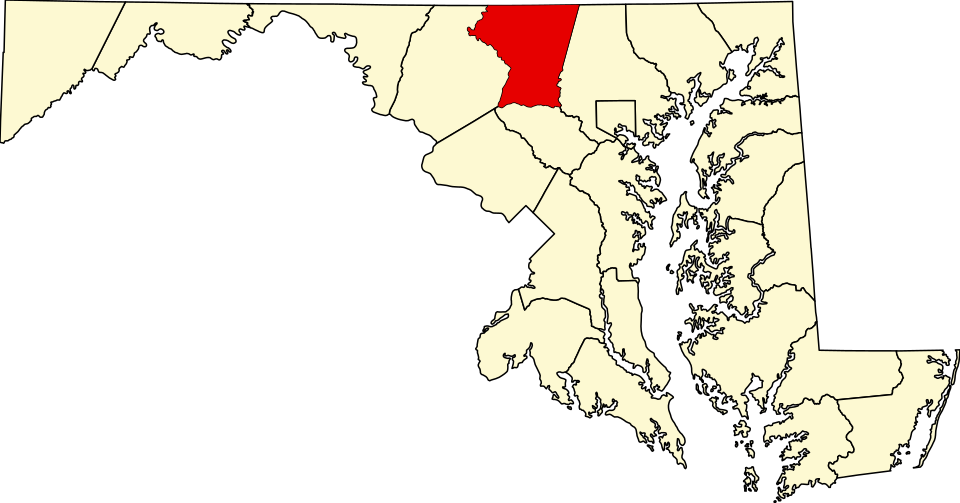 File:Map of Maryland highlighting Carroll County.svg