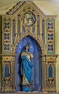 Statue of papier-mâché in the San Giacomo al Mella church in Brescia