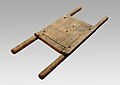 Simple wooden litter of the Nineteenth – Twentieth Dynasty of Egypt (Egyptian New Kingdom), 1292–1077 BCE. Museo Egizio, Turin, Italy