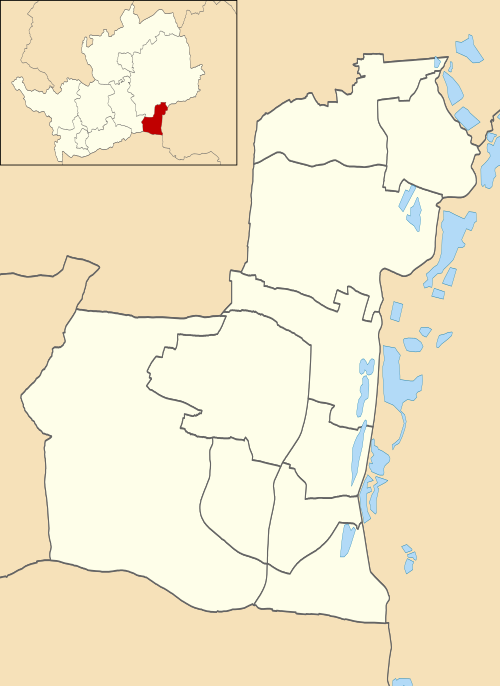 File:Broxbourne UK ward map 2012 (blank).svg