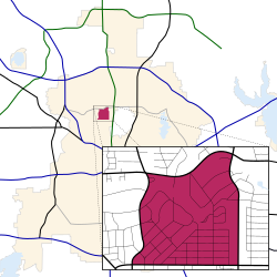 Location in Dallas
