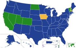 Results by national pledged delegates
