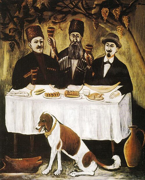 File:Pirosmani. Feast of Three Noblemen.jpg