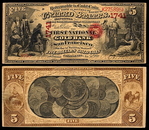 National Gold Bank Note