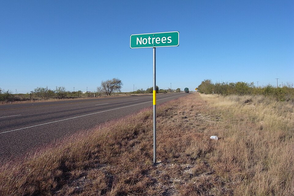 File:Notrees Texas Road Sign 2009.JPG