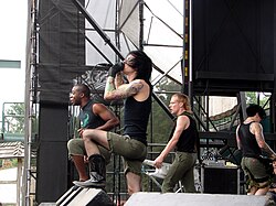 Showbread performing in 2006