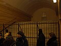The blocked-off future exit of Spasskaya station in 2009