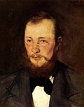 Porträt des Dr. med. Friedrich Rauert, Wilhelm Leibl, 1877