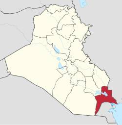 Potential location of the Basra Region.