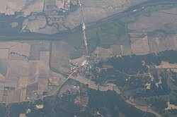 Aerial view of Chandlerville