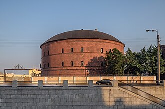 Gas holder in Saint Petersburg, Russia, converted to a planetarium