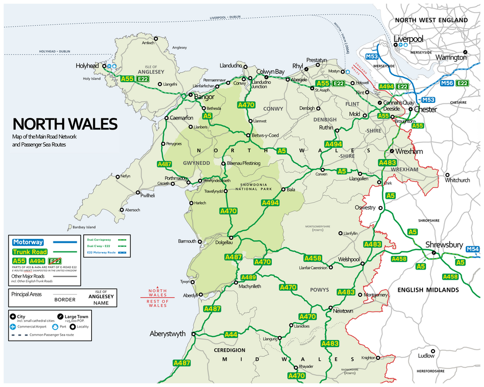 File:North Wales Roads & Sea.png