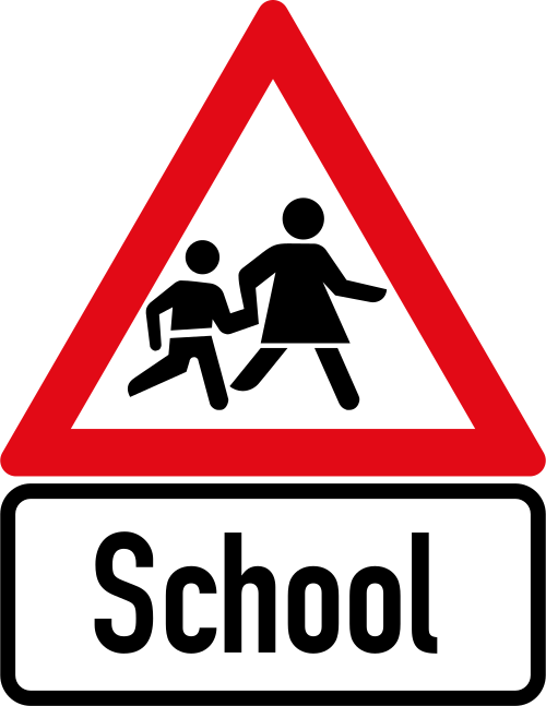 File:SADC road sign W308 IN11.4 (School).svg