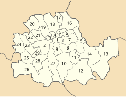 County of London Districts