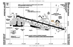FAA airport diagram as of April 2026[update]