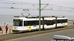 BN tram at Middelkerke