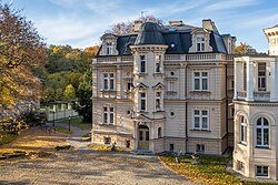 Hunting lodge in the palaces and park ensemble in Ostromecko