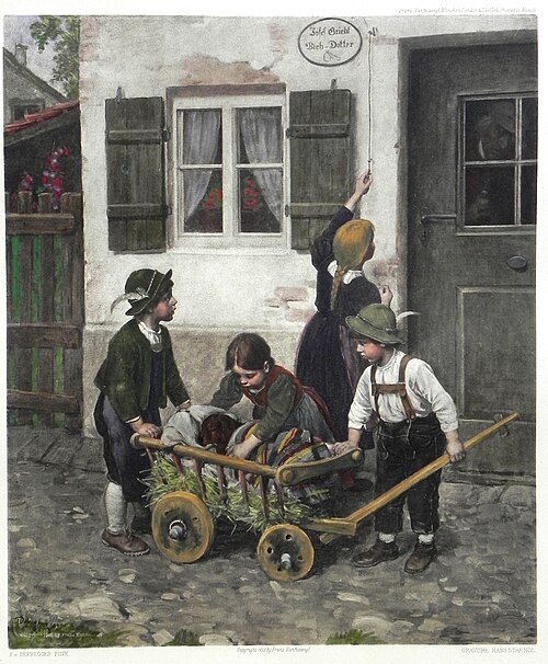 File:Defregger Der kranke Dackel.JPG