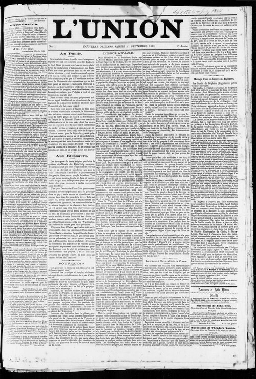 File:L'Union Newspaper Inaugural Edition.pdf