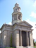 St George's Anglican Church, Battery Point; completed 1836; steeple and portico from 1841.