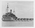 USS Canopus (AS-9) submarine tender in 1932 with S-37; S-40; S-36; S-38; S-41; S-39 at Cavite