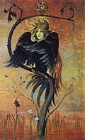 Viktor Vasnetsov, "Gamaun, The Prophetic Bird". (1897)