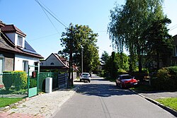 Section of the colony at Styczniowa Street from between 1925 and 1928