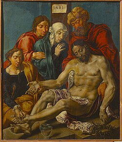 Painting before restoration