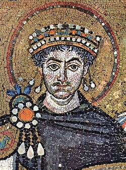 Mosaic of Flavius Petrus Sabbatius Iustinianus