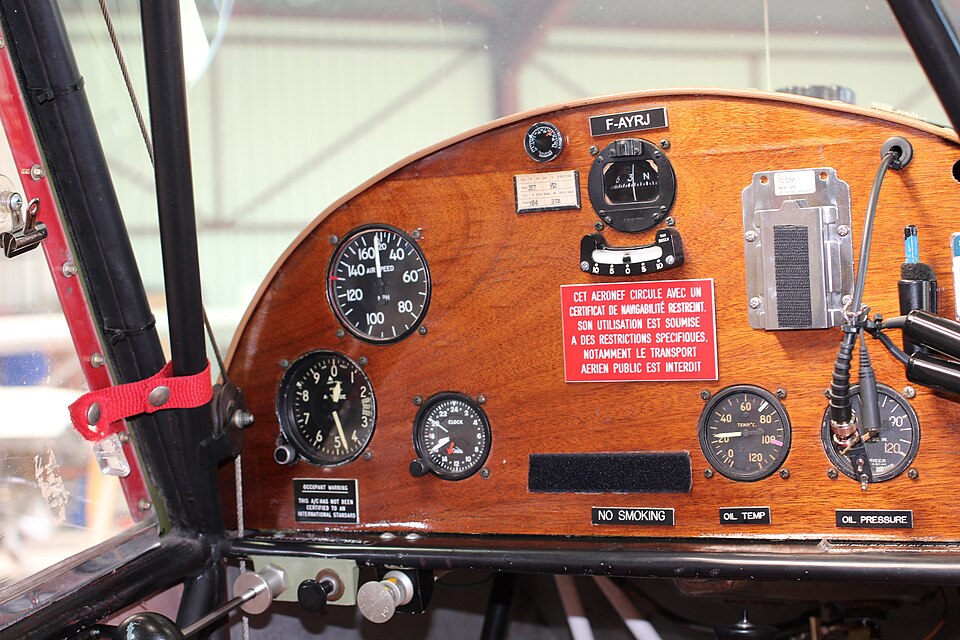 File:Porterfield CP-65 Instruments Panel.JPG