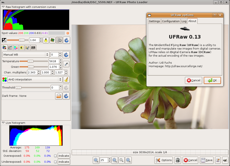 File:UFRaw-0-13-screenshot.png