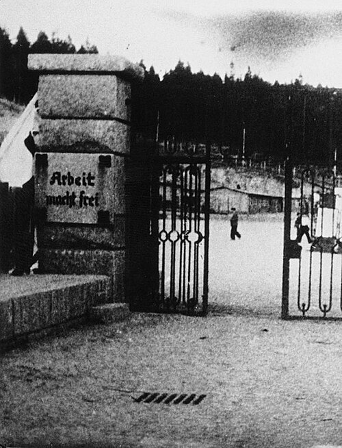 File:Gate of Flossenbürg concentration camp.jpg