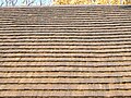 Church of Corpus Christi, Gutz, Czech Republic; detail of shingle roof