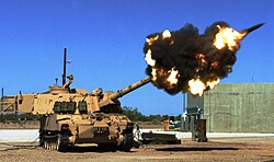YTC's Ground Combat Systems test-fires a M109A6 self-propelled howitzer at a YTC artillery range.