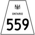 Highway 559 marker