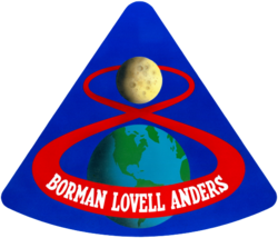 Insigne de la mission Apollo 8.