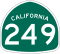 State Route 249 marker