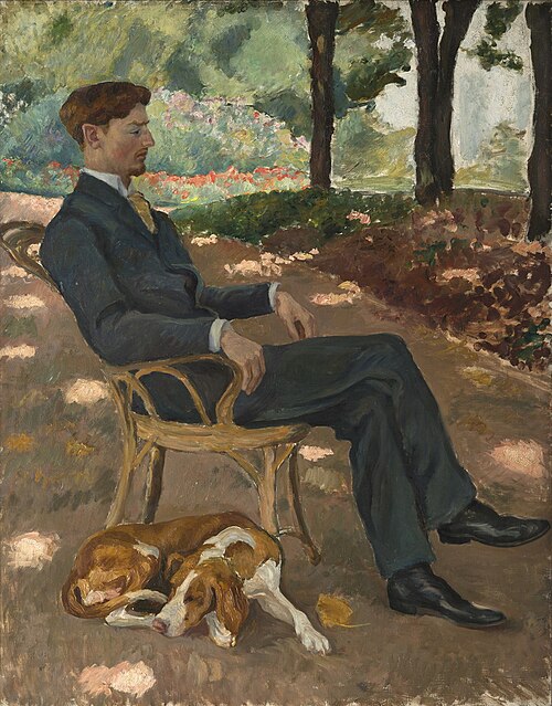 File:Ernest Rouart - L’homme au chien.jpg