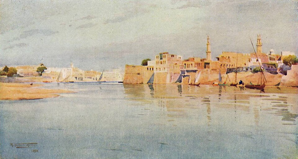 File:Mit Ghamr on the lower nile.jpg